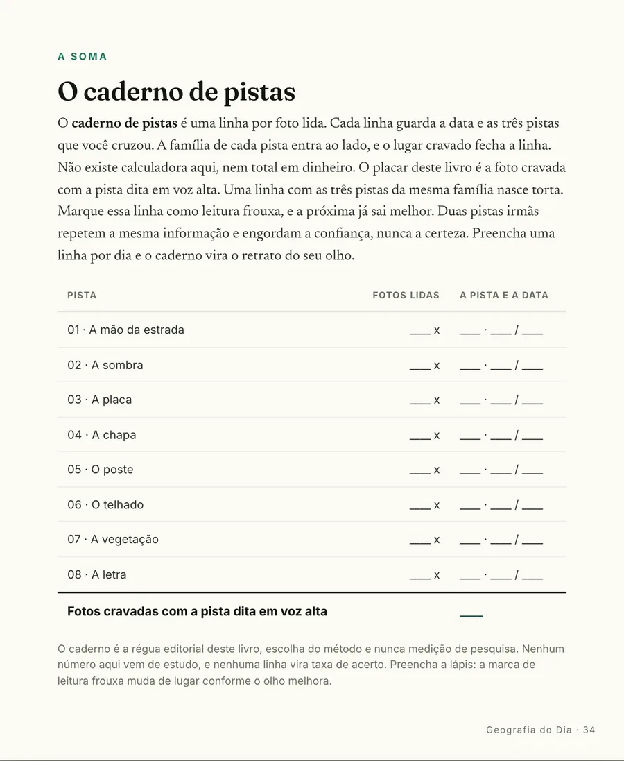 Página real do guia: A planilha